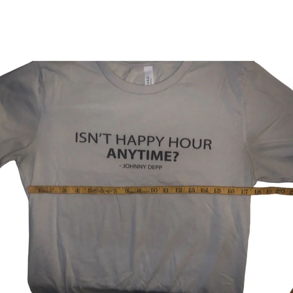Johnny Depp isn’t happy hour anytime? Graphic T-shirt - Picture 2 of 3
